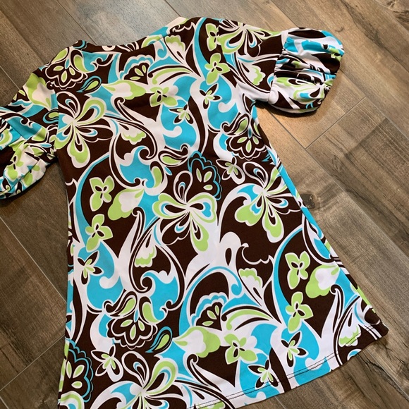 La SENZA retro patterned cuff sleeved top - Picture 9 of 10